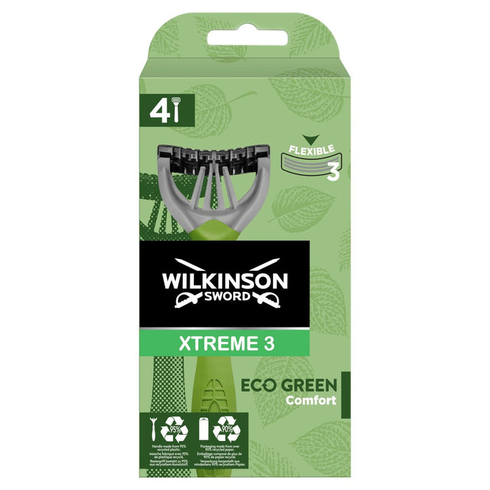 Wilkinson Sword Xtreme 3 Eco Disposable Razors 4 per pack