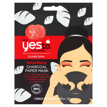 Ja zu Tomaten entgiften Holzkohleblechgesichtsmaske 20ml
