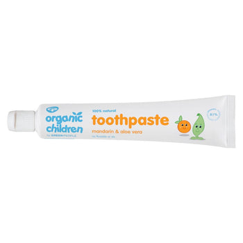 Dentifricio biologico per bambini senza fluoro al mandarino e aloe vera 50ml