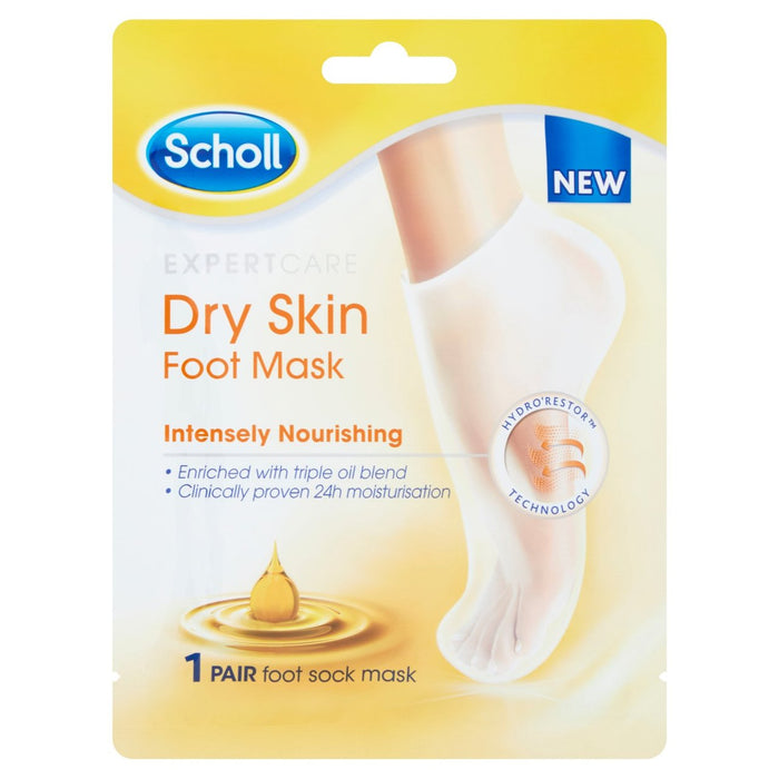 Scholl Maschera Piedi Pelle Secca Intensamente Idratante