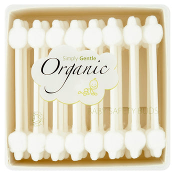 Special Offer - Simply Gentle Organic Cotton Baby Safety Buds 56 per pack