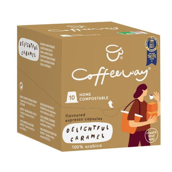 Coffeeway Caramel Nespresso Compatible Coffee Capsules 10 per pack