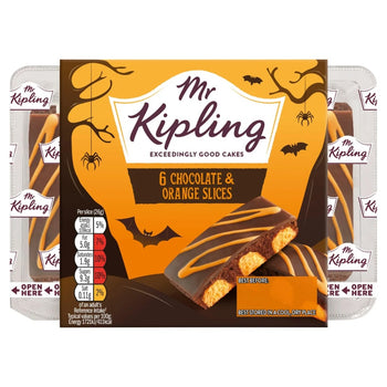 Mr Kipling Chocolate Orange Slice 6er Pack