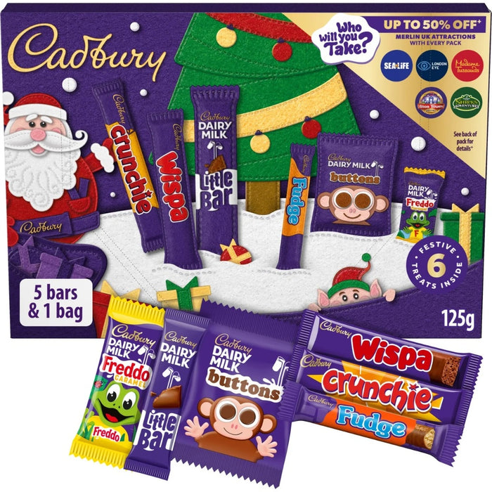Cadbury Chocolate Medium Christmas Selection Box 125g