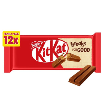Barra de galleta de chocolate con leche para 2 dedos KitKat 14 x 20,7 g 