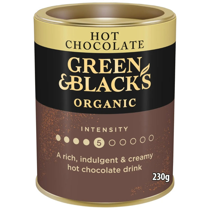 Chocolate caliente orgánico de comercio justo de Green &amp; Black's 300 g 