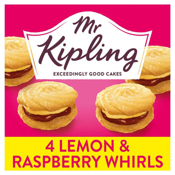 Mr Kipling Zitronen- und Himbeerstrudel, 4 Stück pro Packung