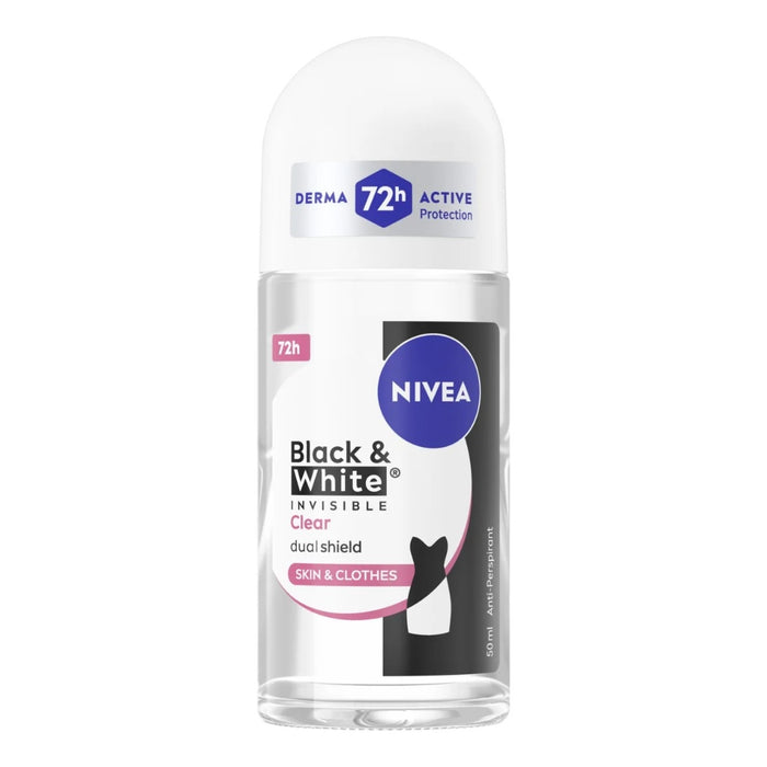 NIVEA Black & White Max Protéger le rouleau de déodorant anti-transpirant sur 50 ml
