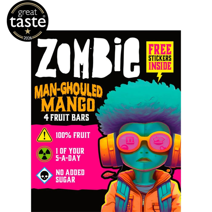 Zombie Fruit Bars Man-ghouled Mango Multipack 4x25g