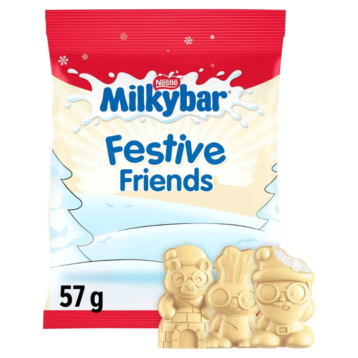Milkybar White Chocolate Mini Festive Friends 57g