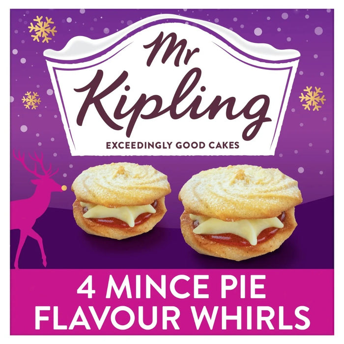 Mr Kipling Christmas Whirls 4 per pack