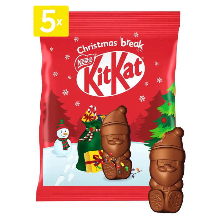 KitKat Mini Milk Chocolate Santas 57g