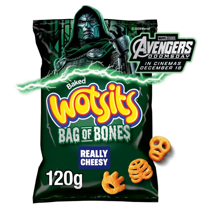 Wotsits Bag of Bones Really Cheesy 120g