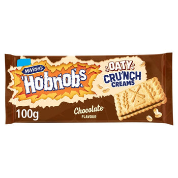 McVitie's Hobnobs Oaty Creams Chocolate Biscuits 100g
