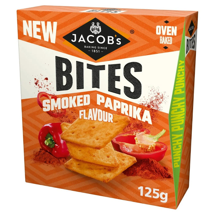 Jacob's Bites geräucherte Paprika-Cracker 125g