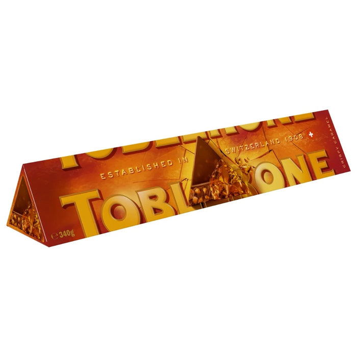 Toblerone Crispy Caramel Chocolate Gift Bar 340g