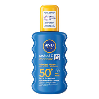 NIVEA Sun Protect & Moisture SPF 50+ Sun Lotion Spray 200ml
