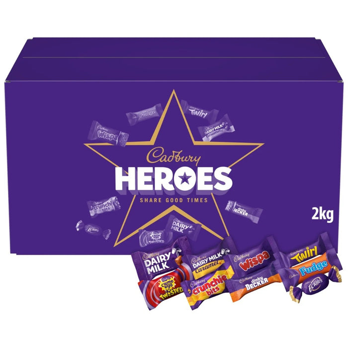 Cadbury Heroes Chocolate Bulk Sharing Box 2kg