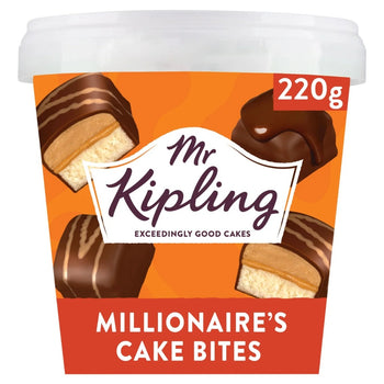 Mr Kipling Millionaire Cake Bites 220g