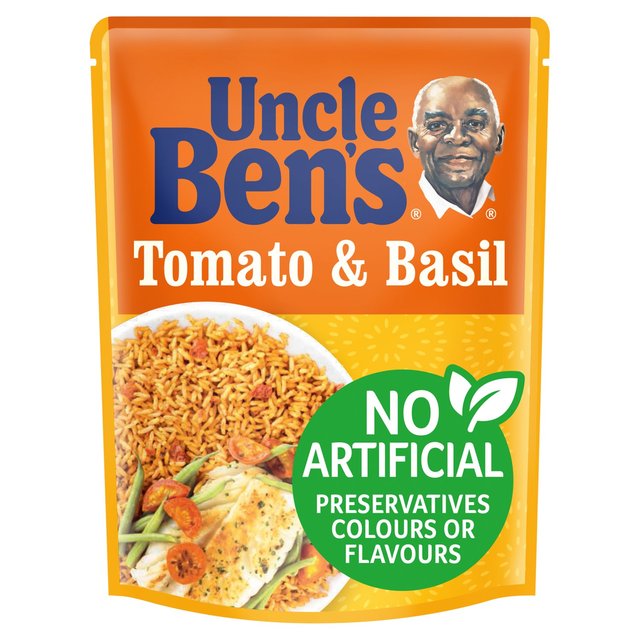 Uncle Bens Riso Al Microonde Con Pomodoro E Basilico 250g
