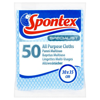 Spontex -Spezialist All Purpose Tuchs Blue 50 pro Pack