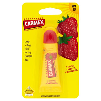 Carmex Balsamo per labbra alla fragola Tubo SPF15 10g