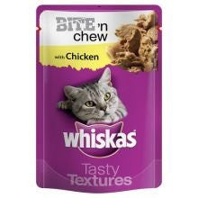 Whiskas Tasty Textures Chicken (28 PACK) 85g - British Essentials - 2