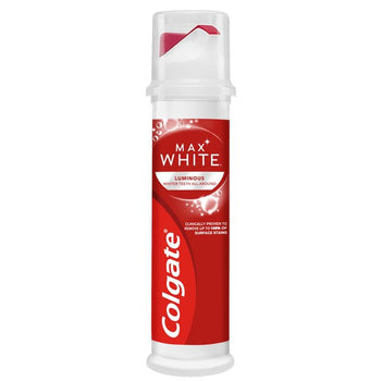 Colgate Max White Luminoso Dentifricio Sbiancante Pompa 100ml