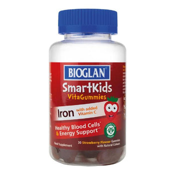 Bioglan SmartKids Vitagummies Iron 30 par paquet