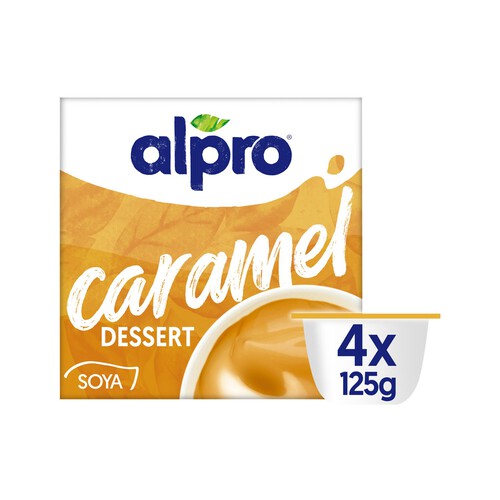 Dessert di soia al caramello Alpro 4 x 125 g