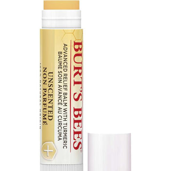 Burt's Bees Advanced Relief con balsamo per labbra senza profumo alla curcuma 4,25 g