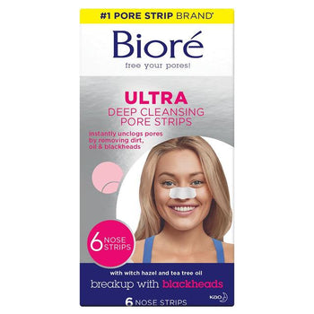 Biore Ultra Deep Cleansing Pore Strips 6 per pack