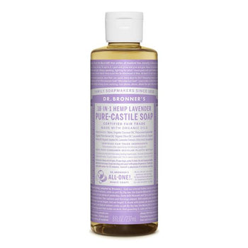 Dr. Bronner Castilla de lavanda orgánica jabón líquido 237 ml