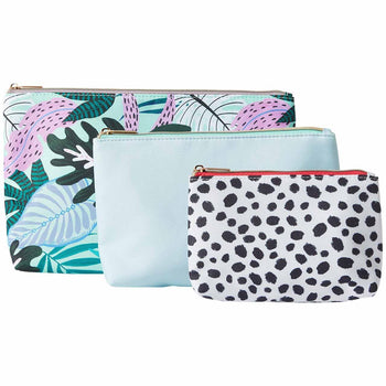 Set trio M&S tinta unita/foglia