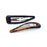 Medium Snap Clips Black & Shell Effekt