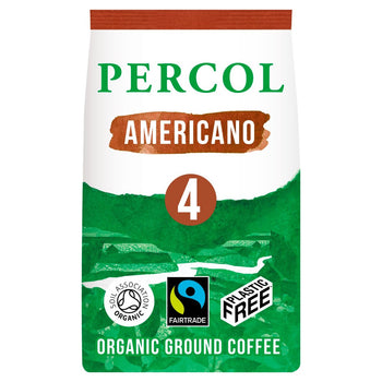 Percol Rich Americano Ground Café de tierra orgánica 200g