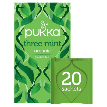 Pukka Organic Three Mint Tea With Peppermint 20 per pack