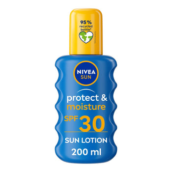 NIVEA Sun Protect & Moisture SPF 30 Sun Lotion Spray 200ml
