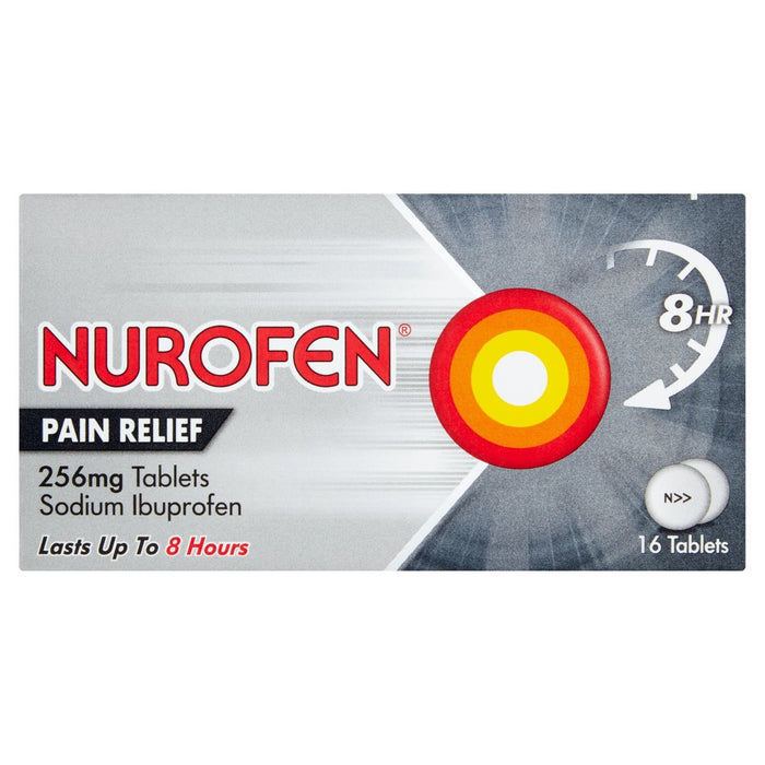 Nurofen Pain Relief Ibuprofen 256mg Tabs 16 per pack