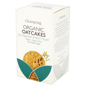 Clearspring orgánico marina vegetal y pimienta negra avena de avena 200g