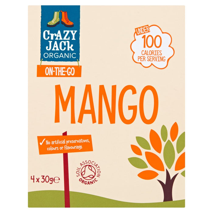 Crazy Jack Mango RTE Biologico 4 x 30g