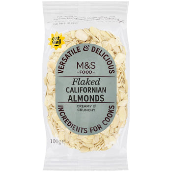 M & S Flockenkalifornische Mandeln 100g