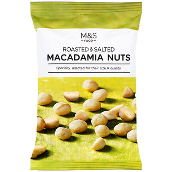 M&S Noci Macadamia Tostate E Salate 100g