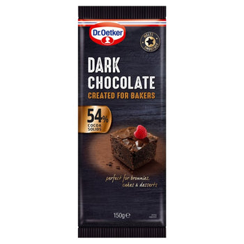 Dr. Oetker Dark 54% Chocolate Bar 150G