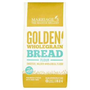 W&H Matrimonio Golden Grain Whole Grain Strong Pan Harina 1 kg
