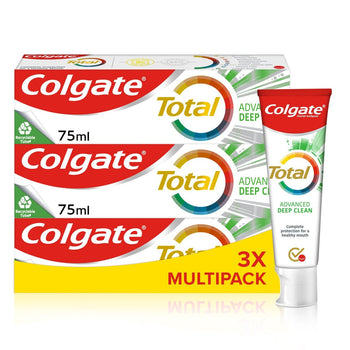 Dentifricio Colgate Total Advanced Deep Clean 3 x 75 ml