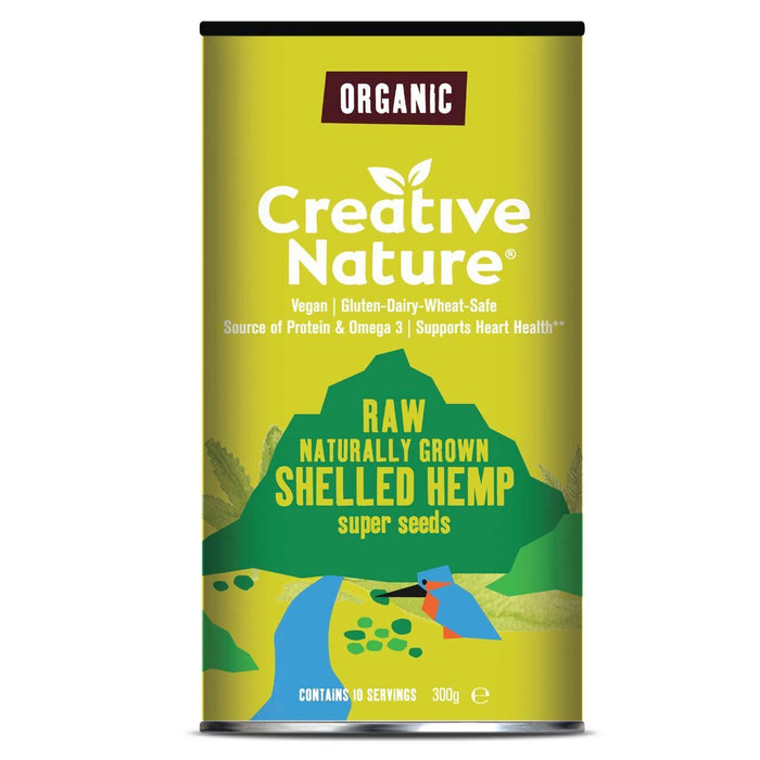 Creative Nature Semi di canapa sgusciati biologici senza glutine 300 g