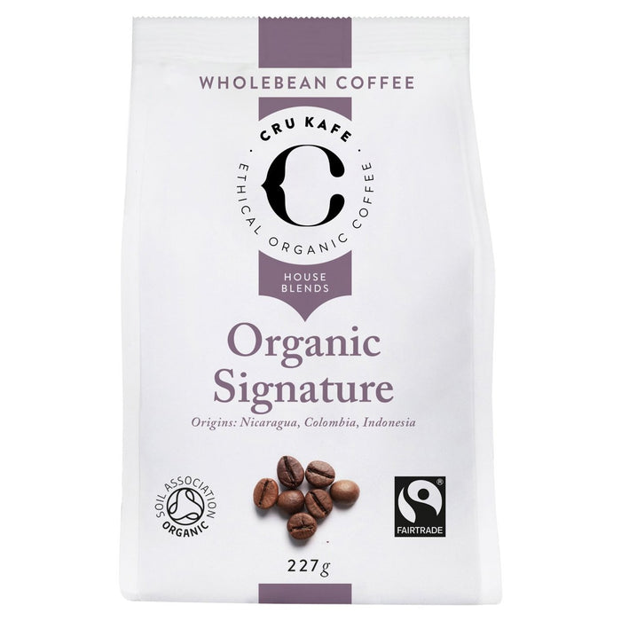 CRU Kafe Chicchi di caffè biologici Fairtrade Signature 227g