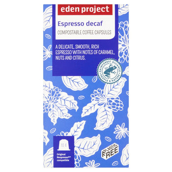 Eden Project Home Capsule Compostabili Nespresso Decaffeinato 10 per confezione