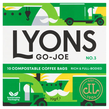 Lyons Go Joe Bustine di caffè 10 per confezione
